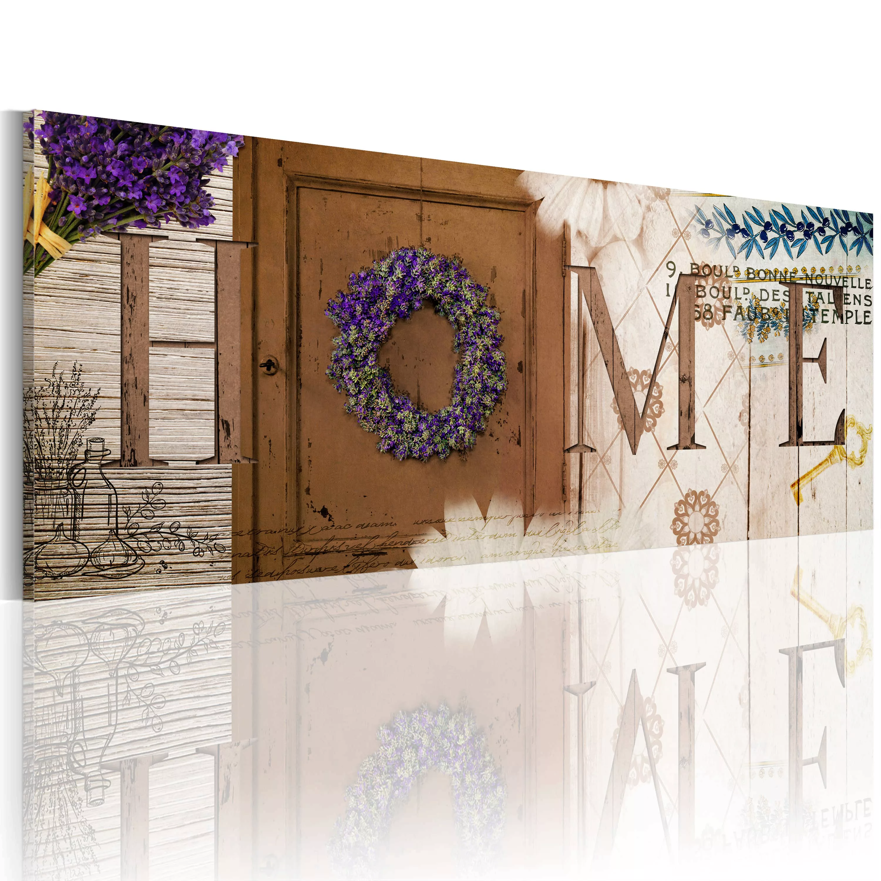 Wandbild - Heather wreath günstig online kaufen