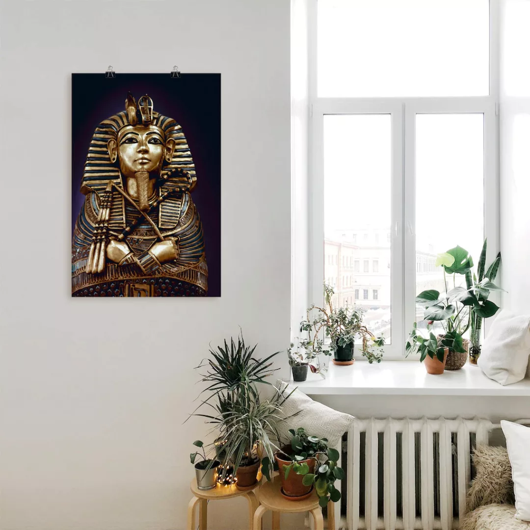 Artland Wandbild "Grabbüste von König Tutanchamun", Menschen, (1 St.), als günstig online kaufen