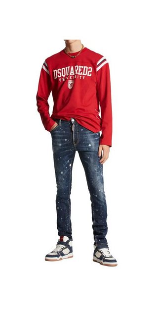 Dsquared2 Relax-fit-Jeans Dsquared2 Dark Moldy Wash Cool Guy Jeans Blau Her günstig online kaufen