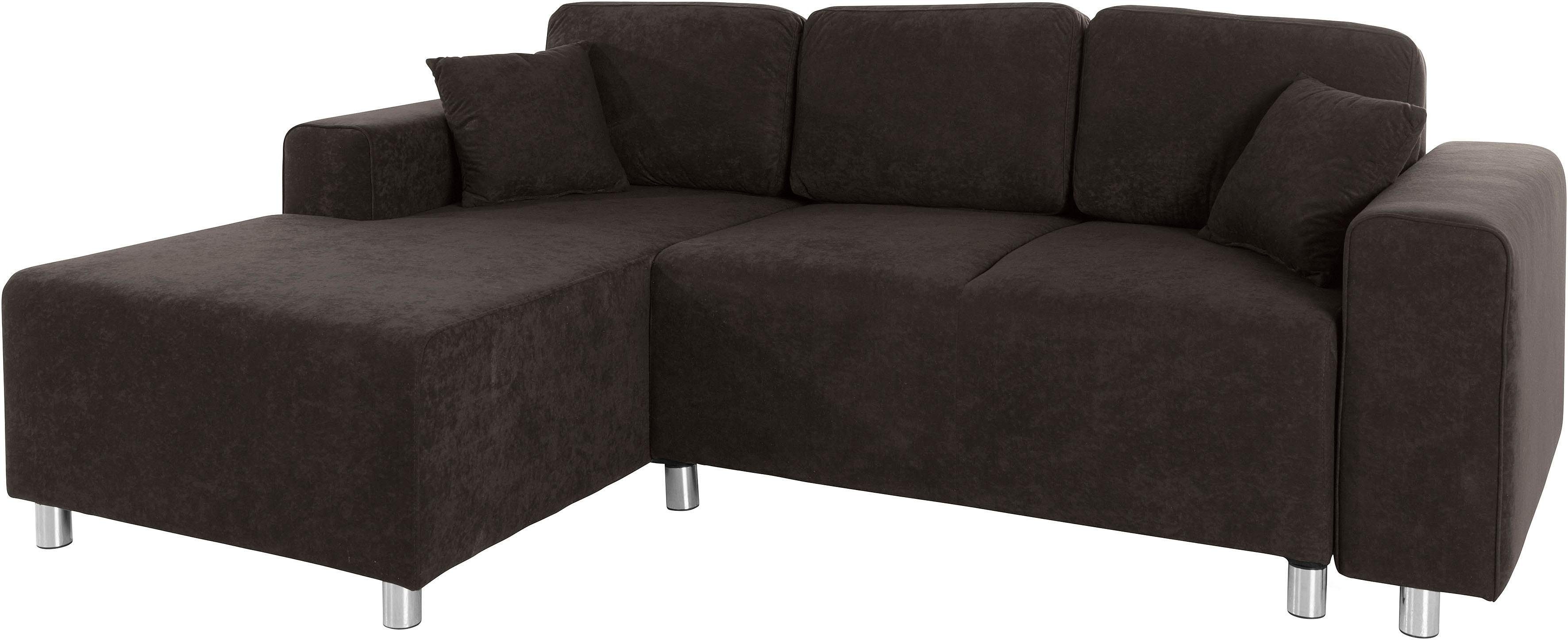 Home affaire Ecksofa "Györ", L-Form, wahlweise mit Bettfunktion und Bettkas günstig online kaufen
