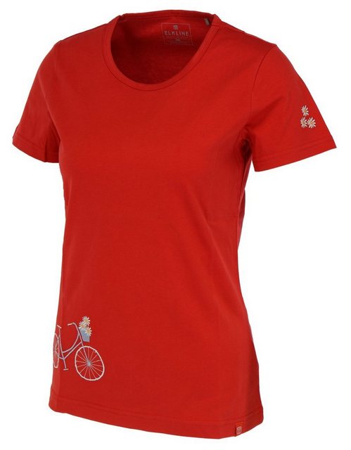 Elkline T-Shirt FLOWER BIKE (1-tlg) günstig online kaufen