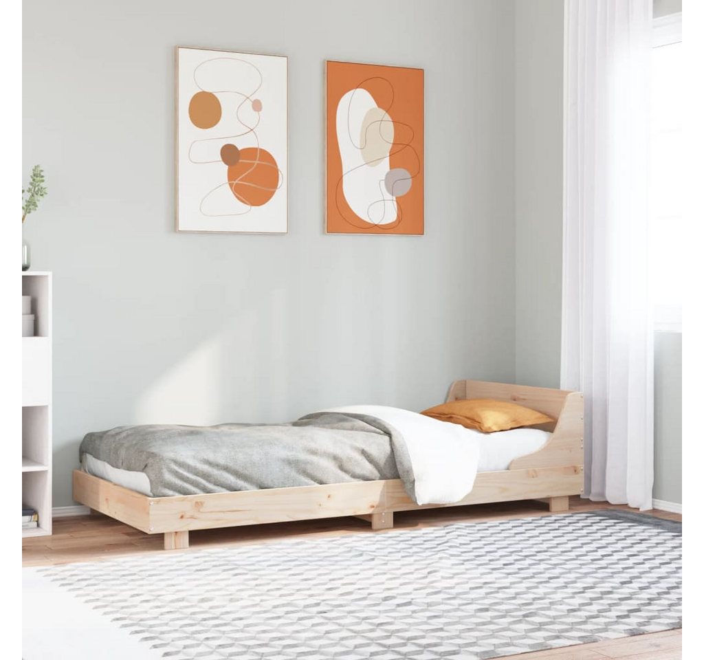 vidaXL Bett, Massivholzbett ohne Matratze 100x200 cm Kiefernholz günstig online kaufen