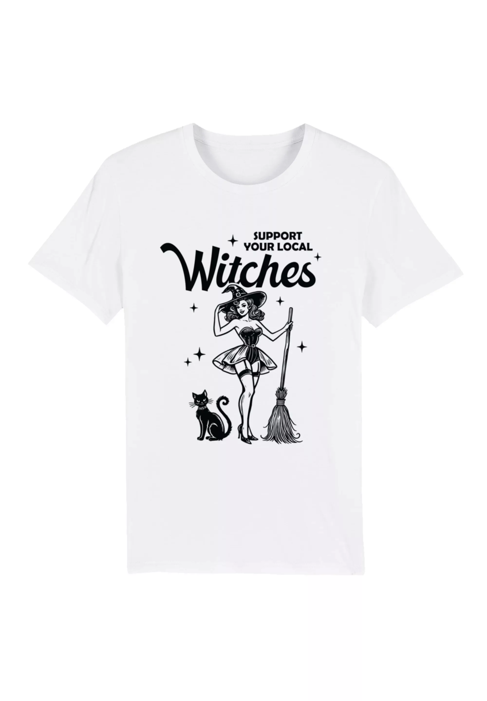 F4NT4STIC T-Shirt "Halloween Witch support your local witches", Premium Qua günstig online kaufen