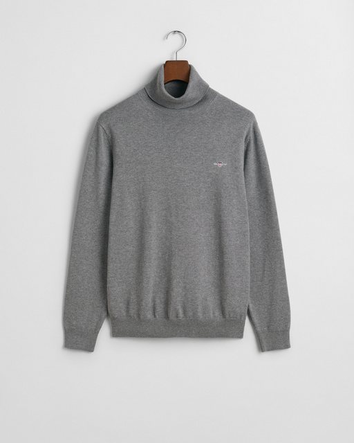 Gant Troyer CLASSIC COTTON HALF ZIP mit gerippten Details günstig online kaufen