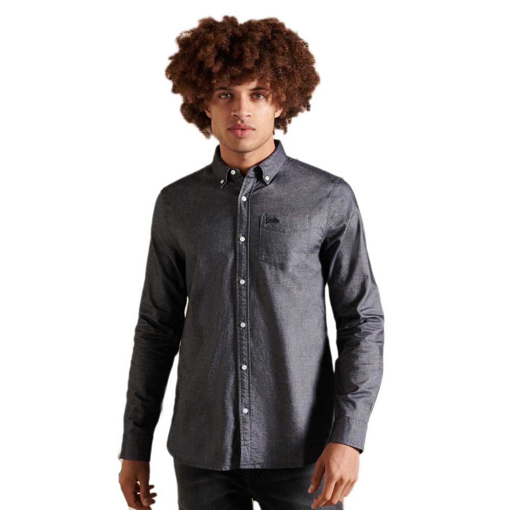 Superdry Vintage Oxford Shirt M Black günstig online kaufen