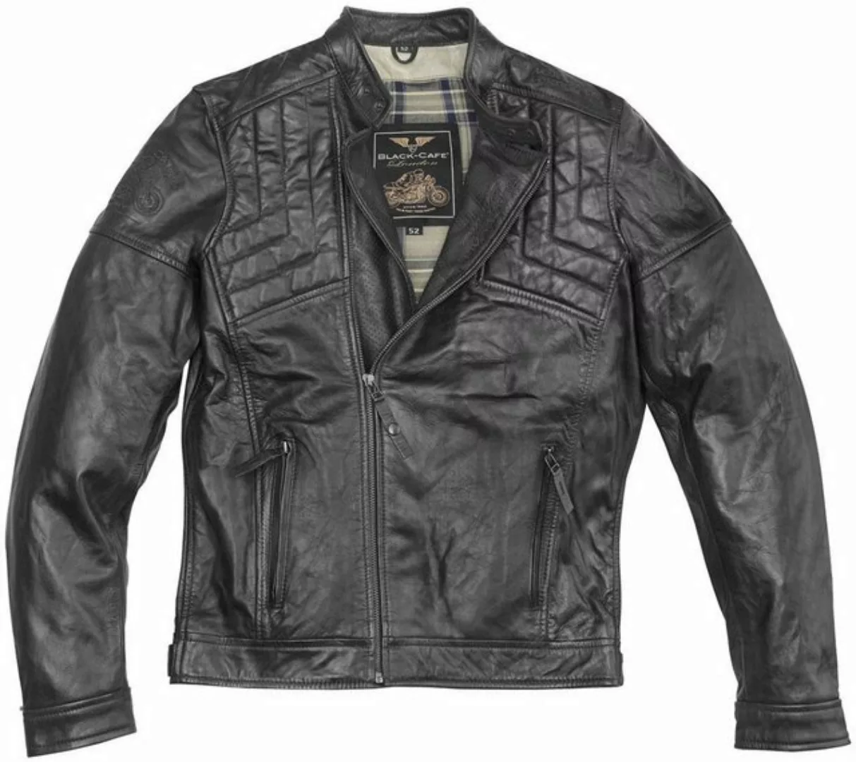 Black-Cafe London Motorradjacke Philadelphia Motorrad Lederjacke günstig online kaufen