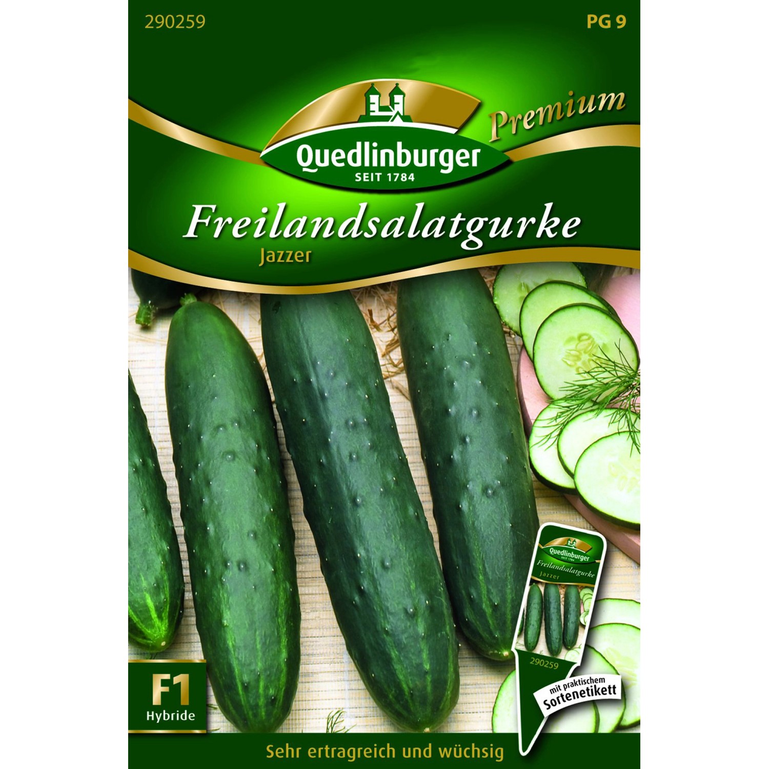 Quedlinburger Freiland Salatgurke ''Jazzer'' günstig online kaufen
