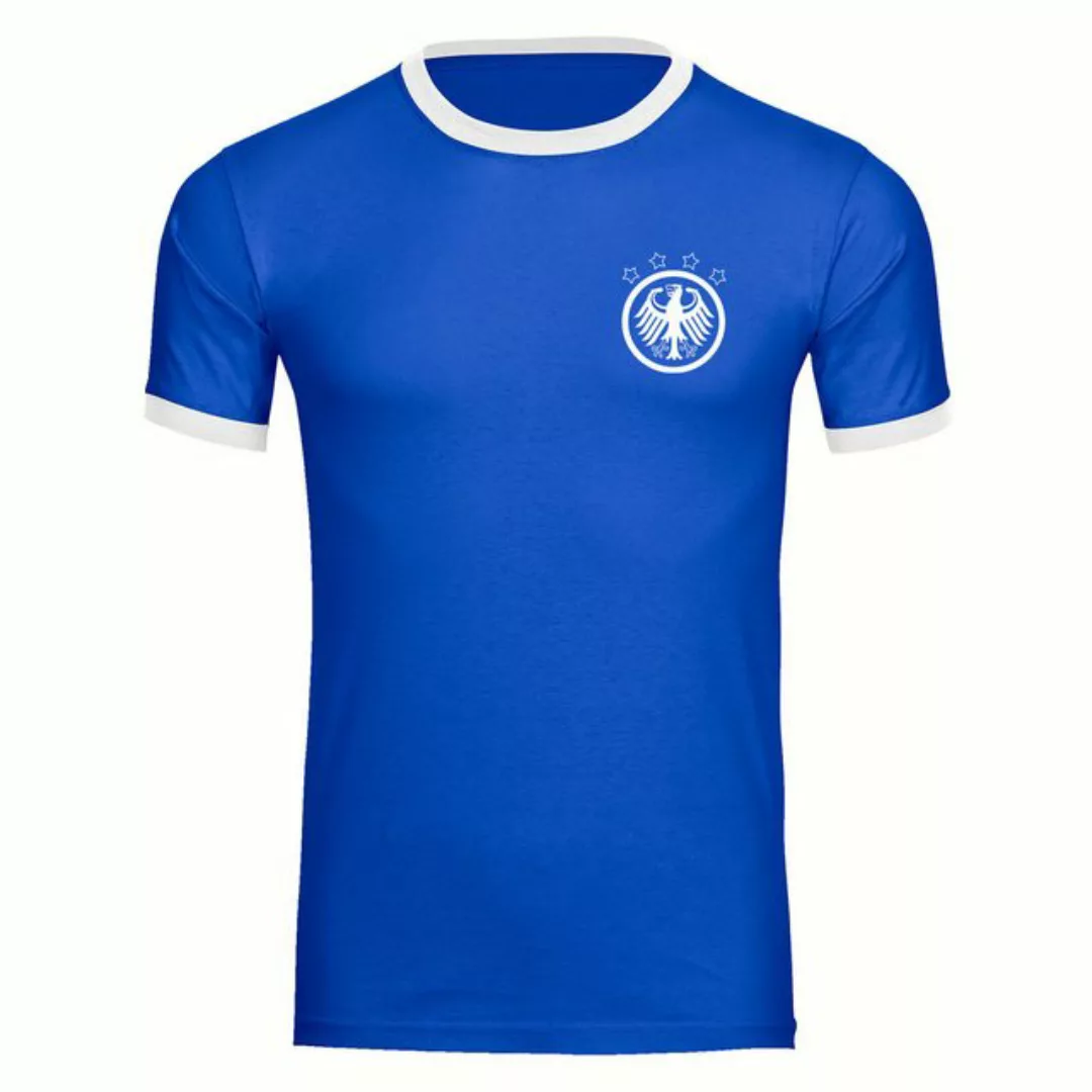 multifanshop T-Shirt Kontrast Deutschland - Adler Retro - Männer günstig online kaufen