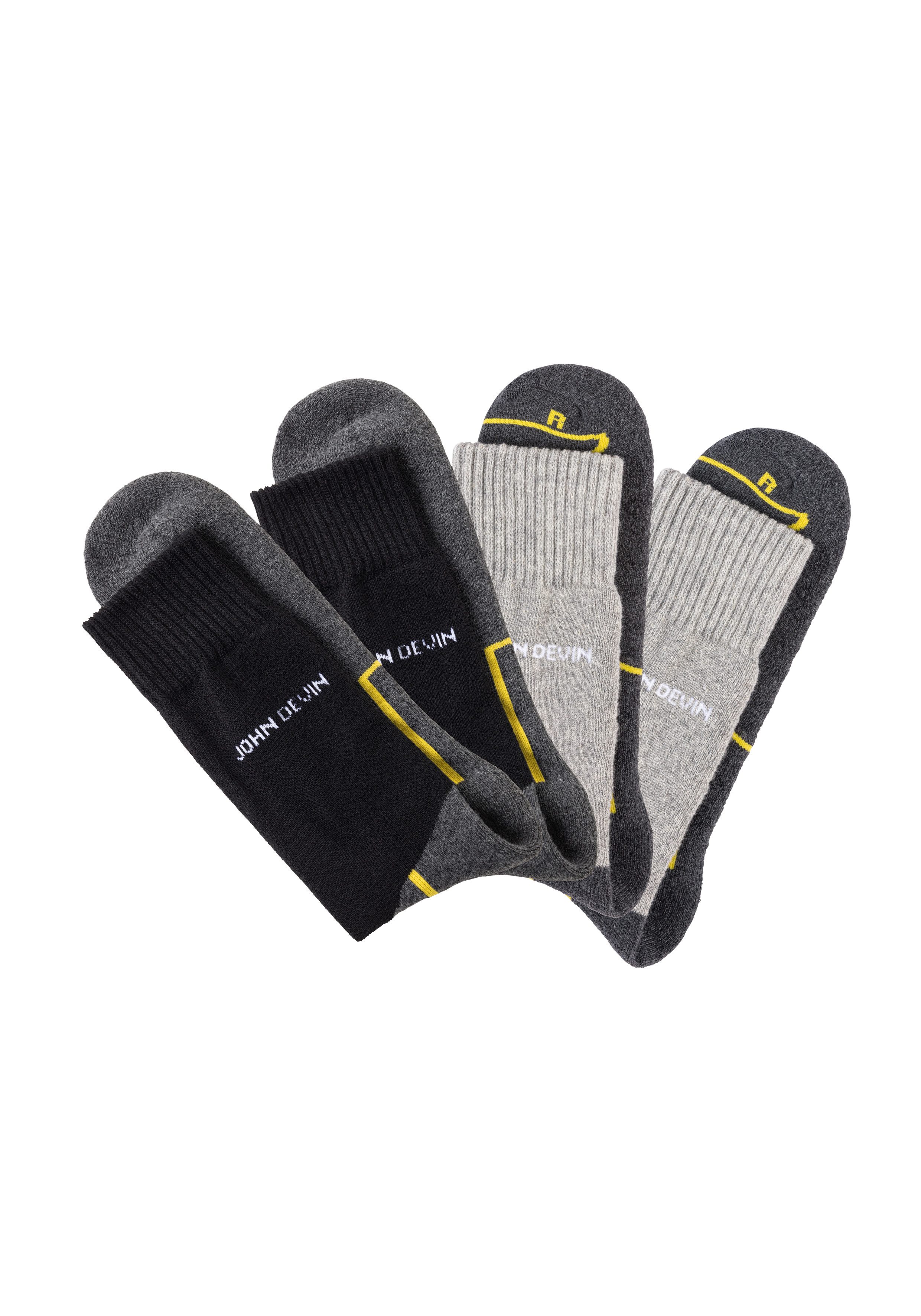 John Devin Funktionssocken (Packung, 4-Paar) mit günstig online kaufen