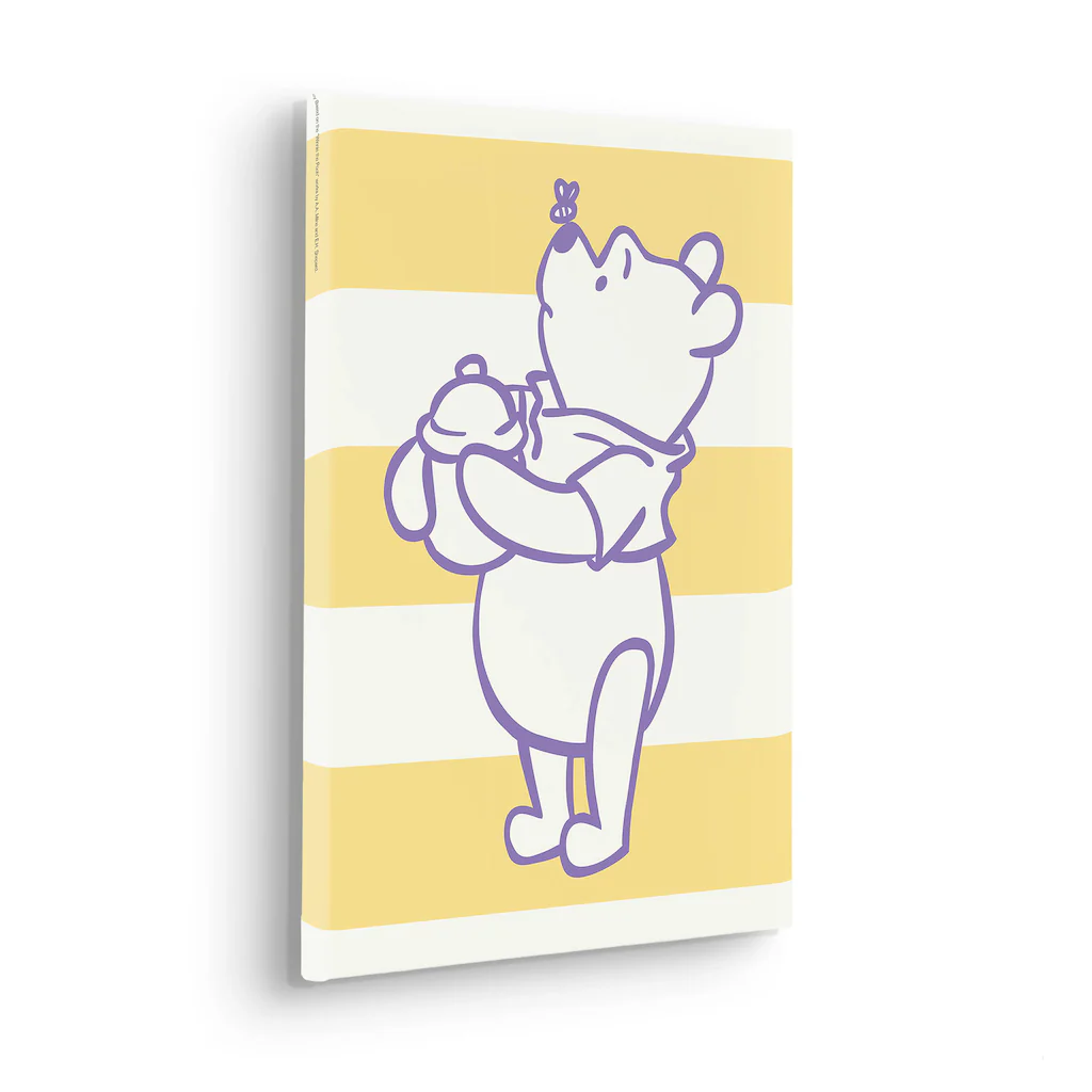 Komar Leinwandbild "Winnie the Pooh Sweet Tooth - Größe 30 x 40 cm", Natur, günstig online kaufen