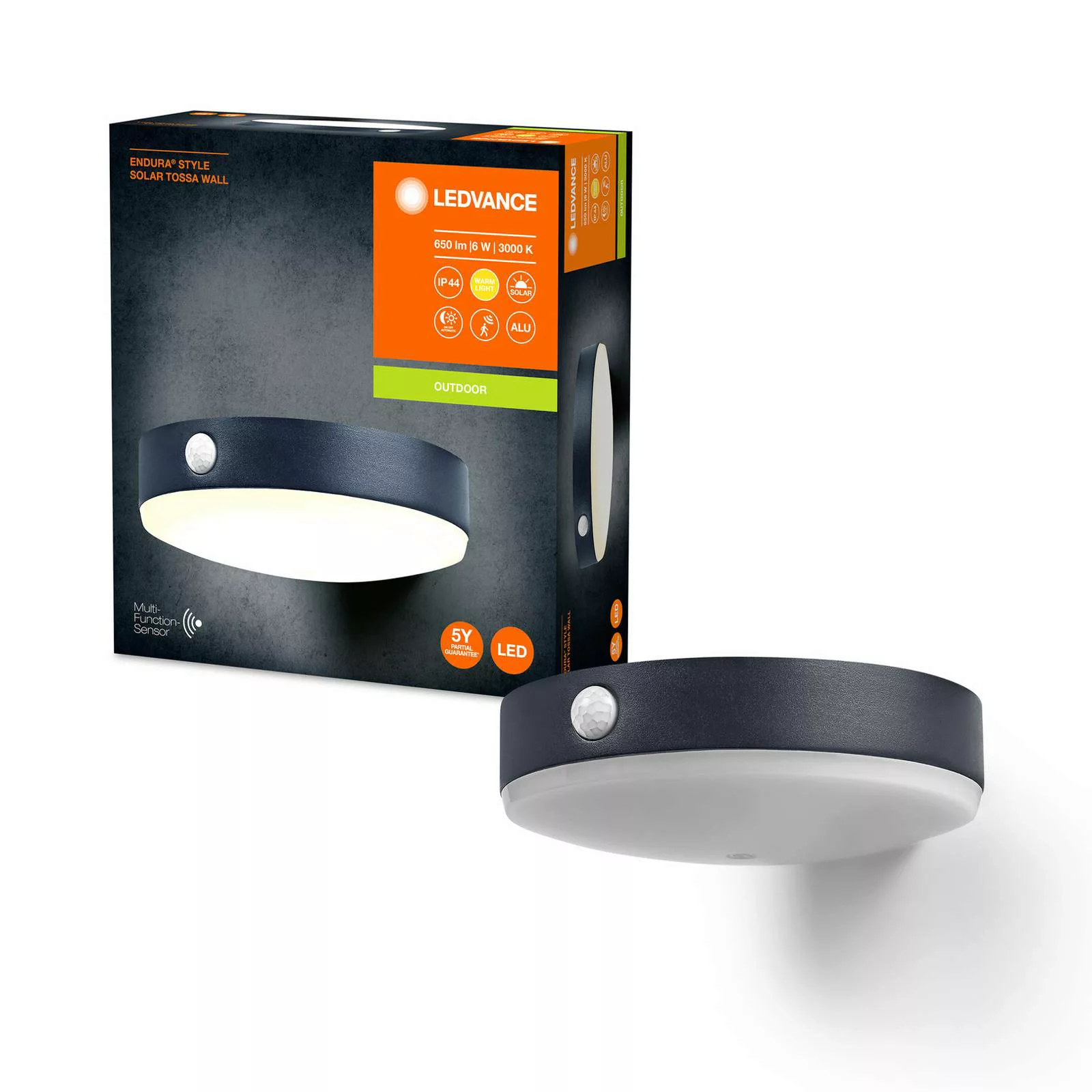 LEDVANCE Endura Style Solar Tossa Sensor-Wandlampe günstig online kaufen