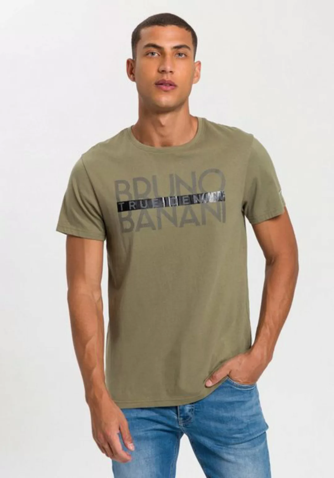 Bruno Banani T-Shirt mit glänzendem Print günstig online kaufen