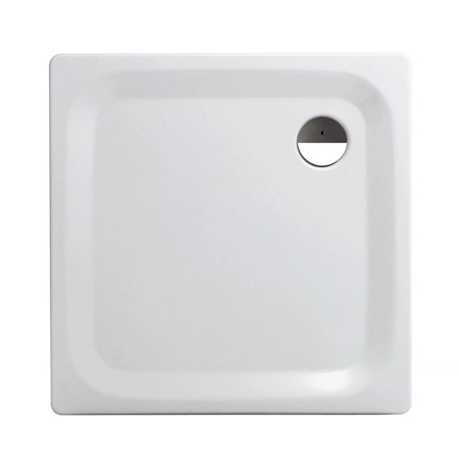 Calmwaters Quadrat-Duschwanne Essential Soft 90x90x2,5 cm Stahl 01XP2225 günstig online kaufen