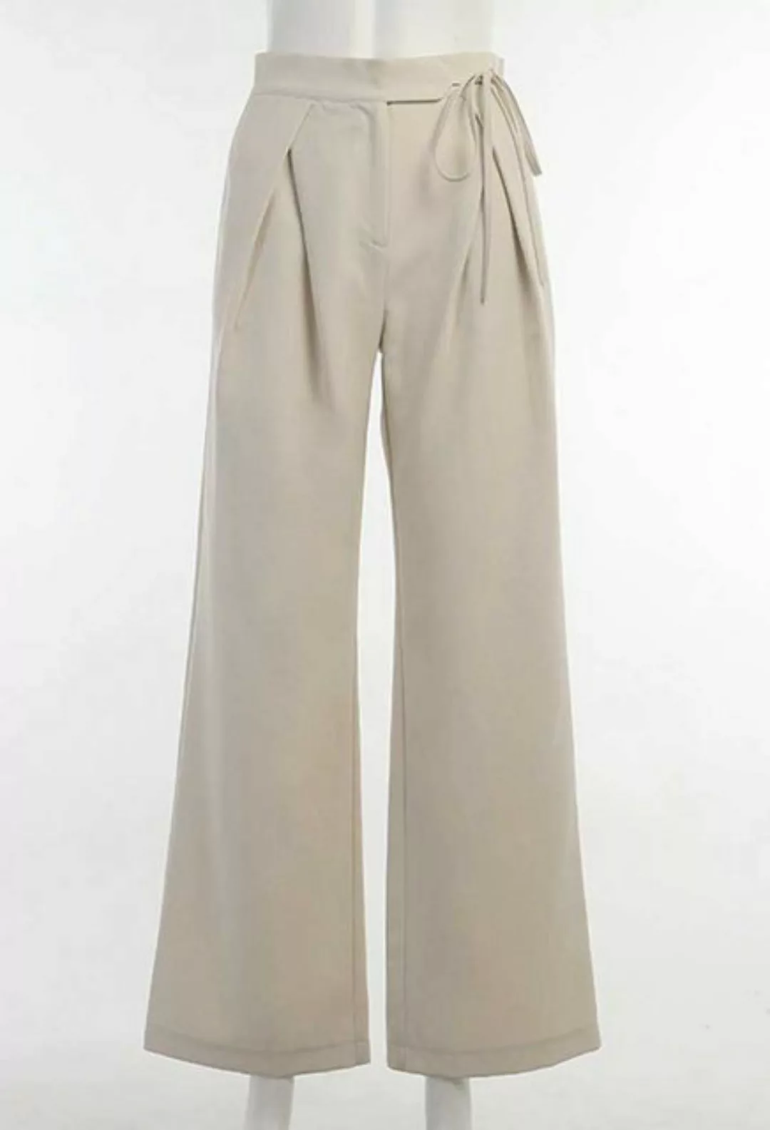 SEGUEN Loungepants High waisted loose straight leg wide leg trousers (Knitt günstig online kaufen