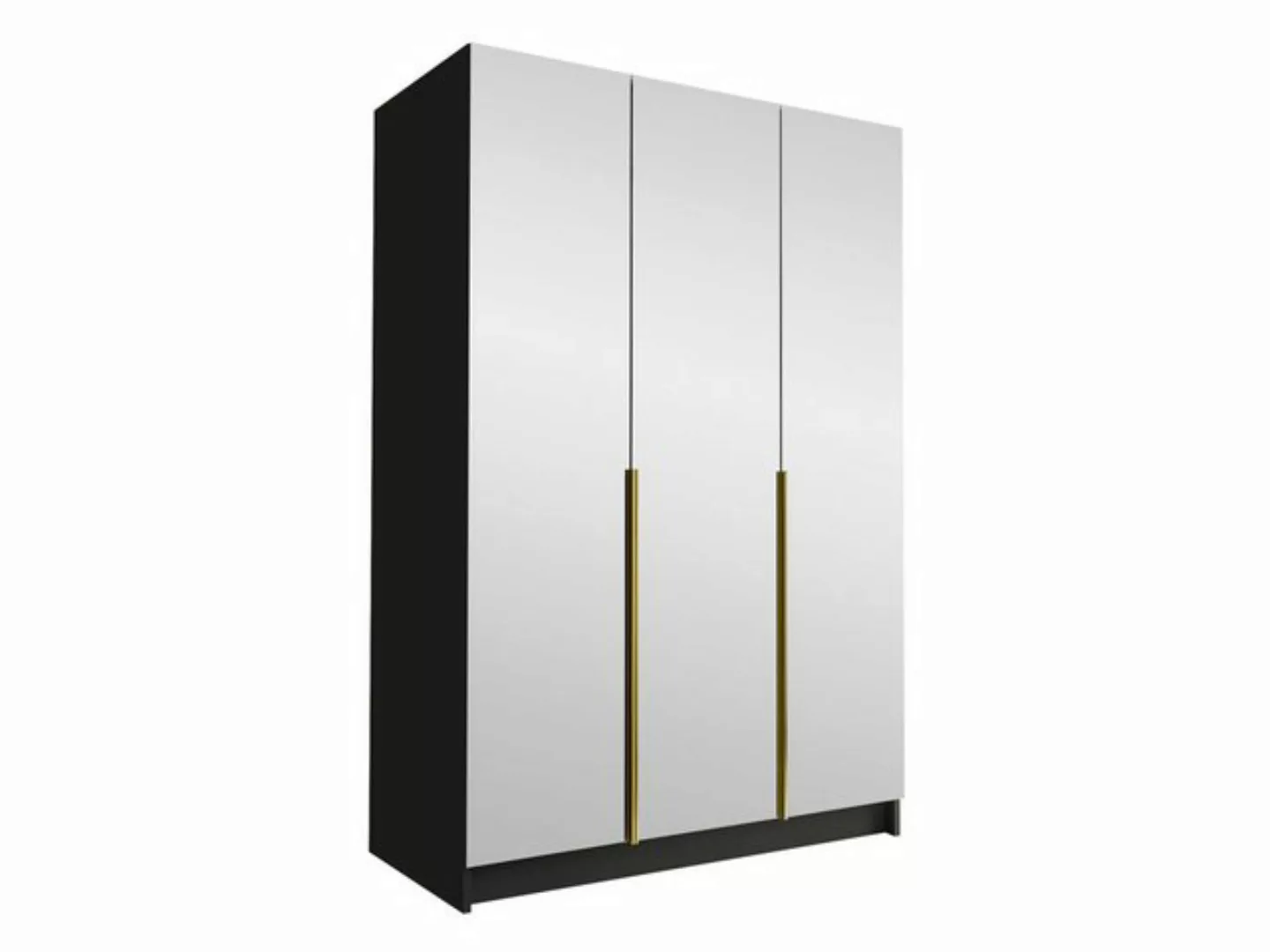 MIRJAN24 Kleiderschrank Calia III (mit drei Drehtüren) Kleiderstange, Metal günstig online kaufen