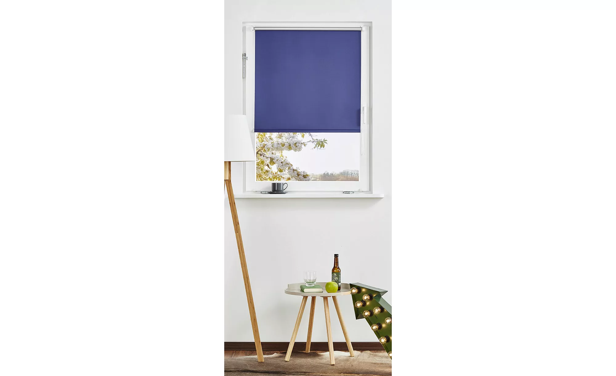 Rollo Klemmfix - blau - 100% Polyester - 60 cm - Sconto günstig online kaufen