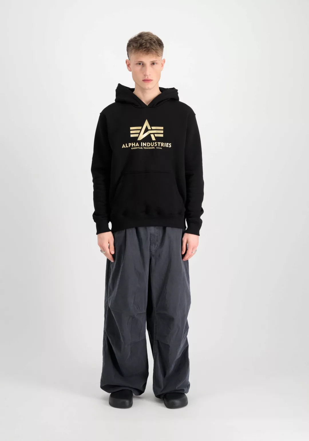 Alpha Industries Hoodie "Alpha Industries Men - Hoodies Basic Hoodie Carbon günstig online kaufen