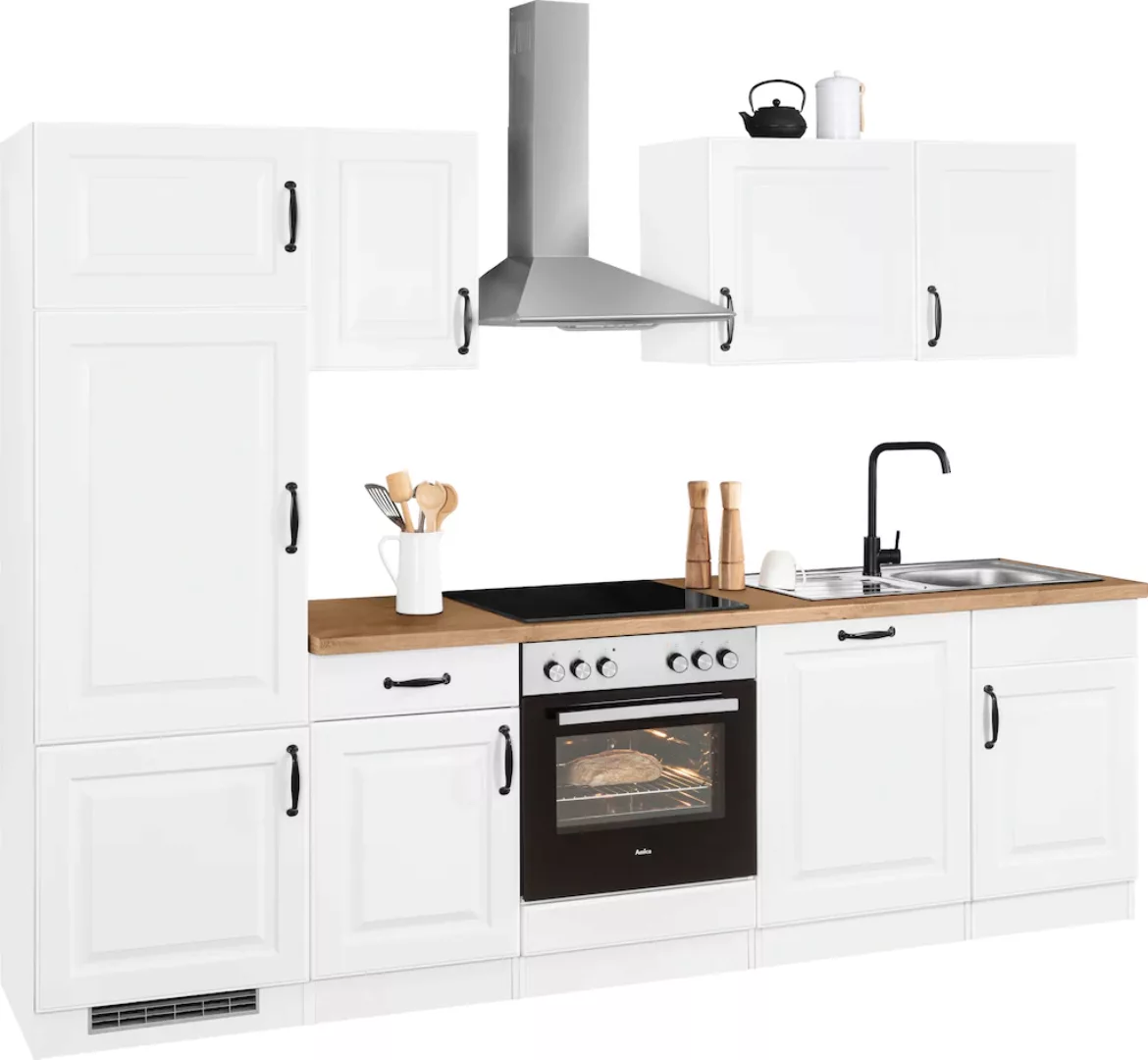 wiho Küchen Küchenzeile "Erla", mit E-Geräten, Breite 280 cm günstig online kaufen