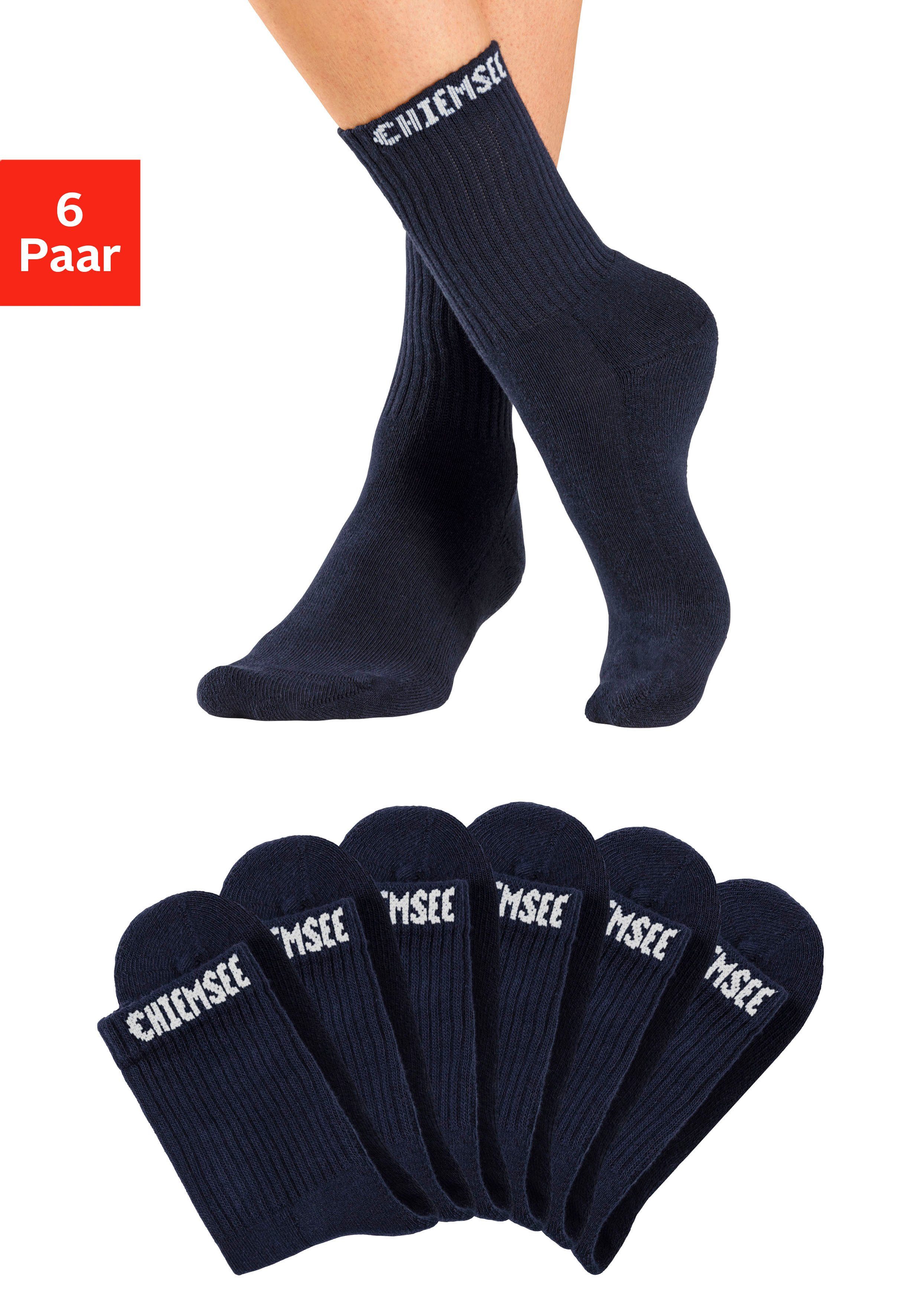 Chiemsee Tennissocken, (Packung, 6 Paar), mit eingestricktem Markennamen günstig online kaufen