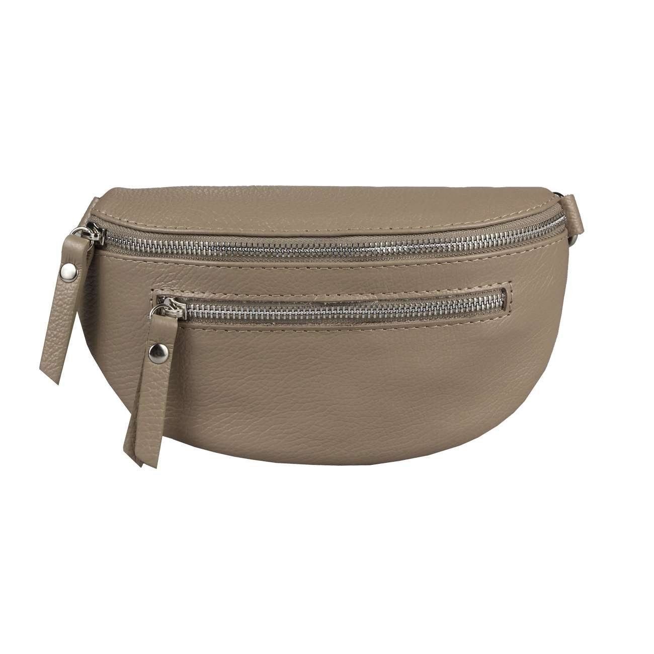ITALYSHOP24 Bauchtasche Damen Leder Gürteltasche Hüfttasche günstig online kaufen