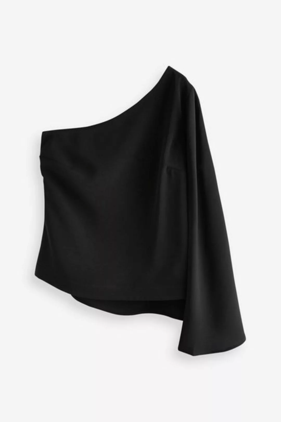 Next One-Shoulder-Top Einschulteriges Oberteil mit Cape-Ärmeln (1-tlg) günstig online kaufen