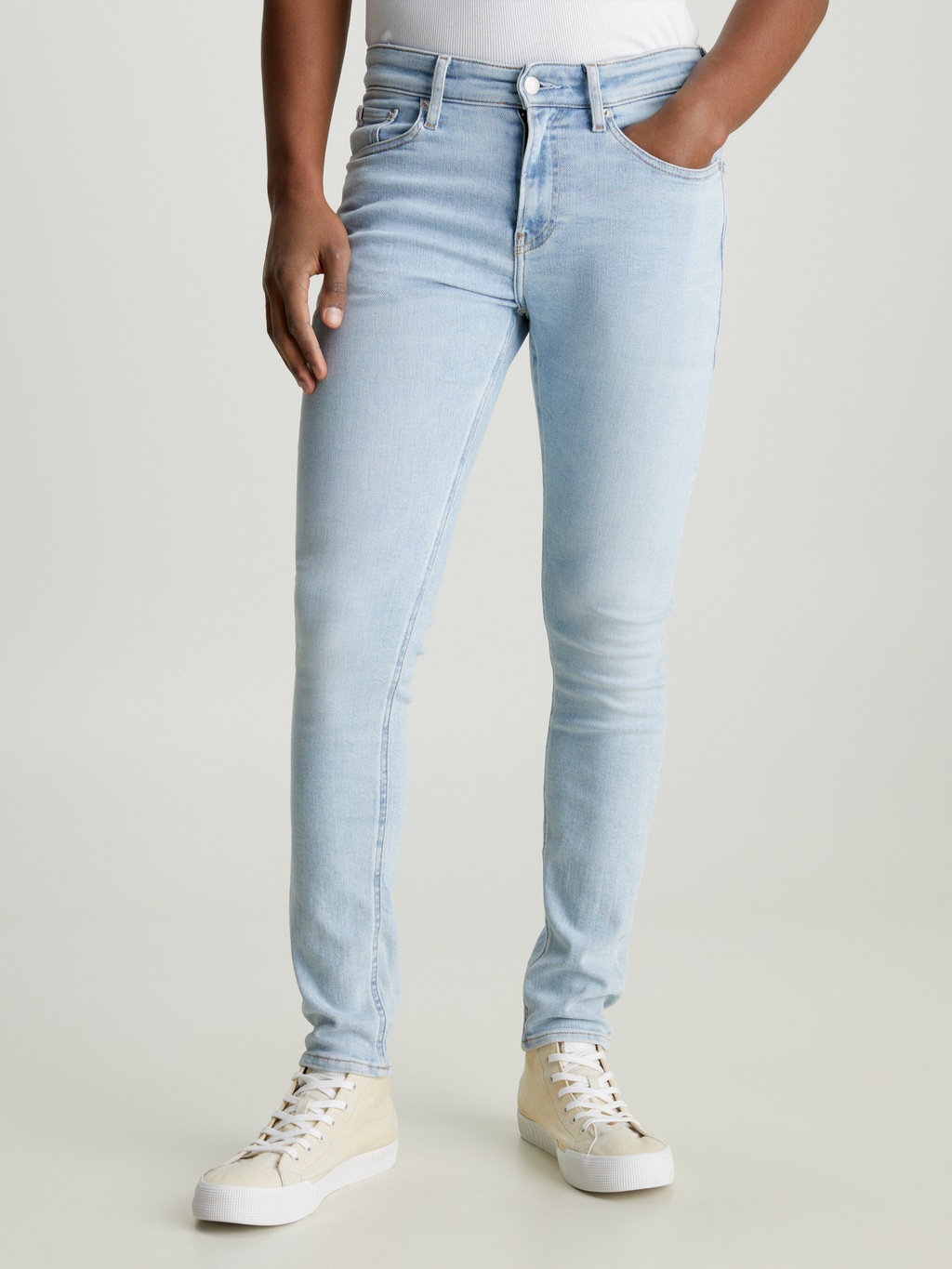 Calvin Klein Jeans Skinny-fit-Jeans SKINNY in klassischer 5-Pocket-Form günstig online kaufen