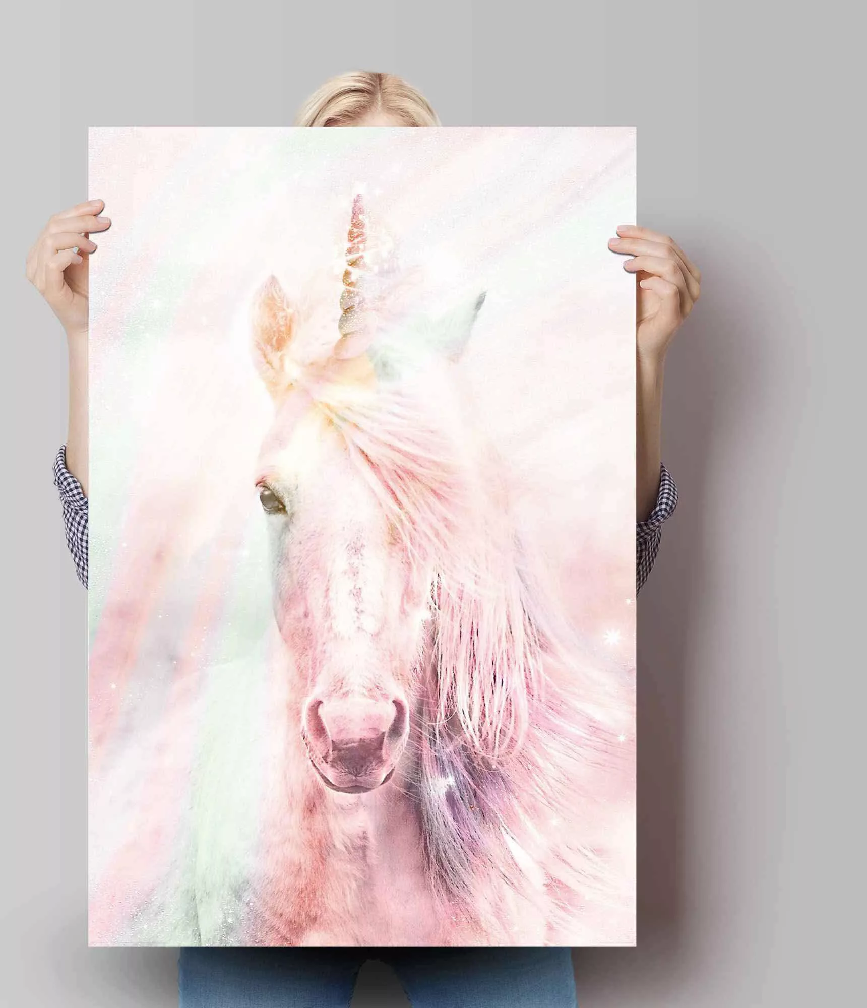 Reinders Poster "Poster Magisches Einhorn Farbenfroh - Fantasie - Pferd", E günstig online kaufen