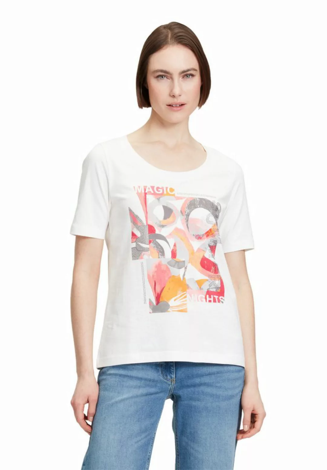 Betty Barclay Kurzarmshirt Betty Barclay Casual-Shirt mit Placement (1-tlg) günstig online kaufen