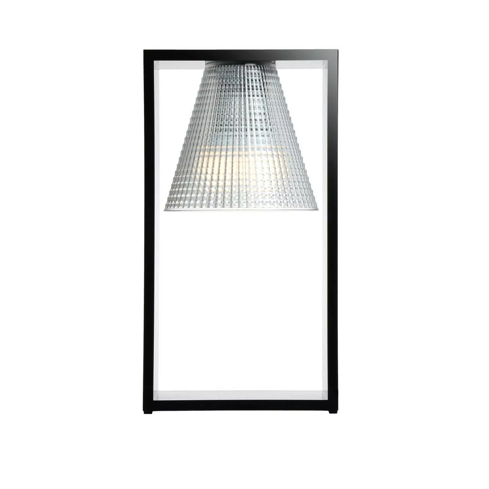 Kartell Light Air LED-Tischlampe, schwarz-transp. günstig online kaufen