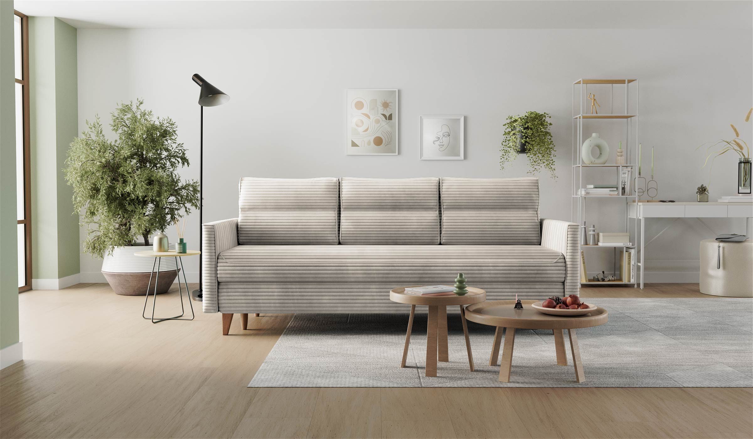 Hygger Möbelhaus Schlafsofa Loki mit Schlaffunktion günstig online kaufen