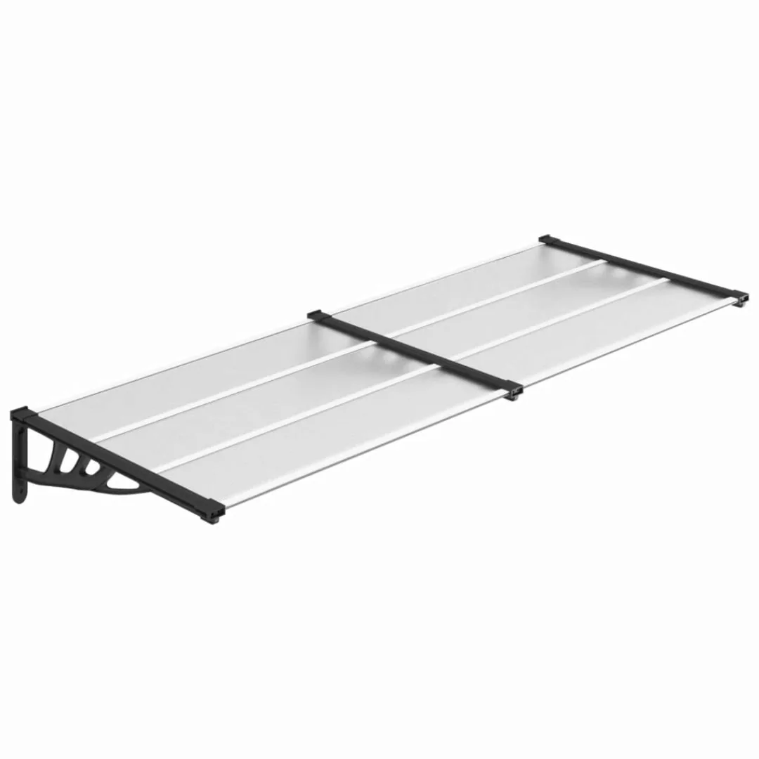 Vidaxl Türvordach Schwarz Und Transparent 239x90 Cm Polycarbonat günstig online kaufen