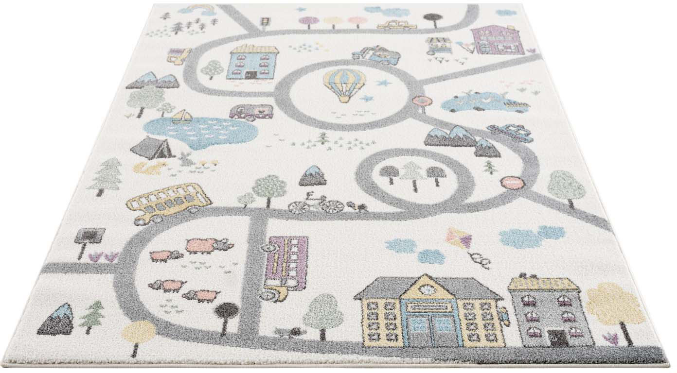 Carpet City Kinderteppich »Anime9376«, rechteckig, Straßen-Spiel-Teppich, A günstig online kaufen