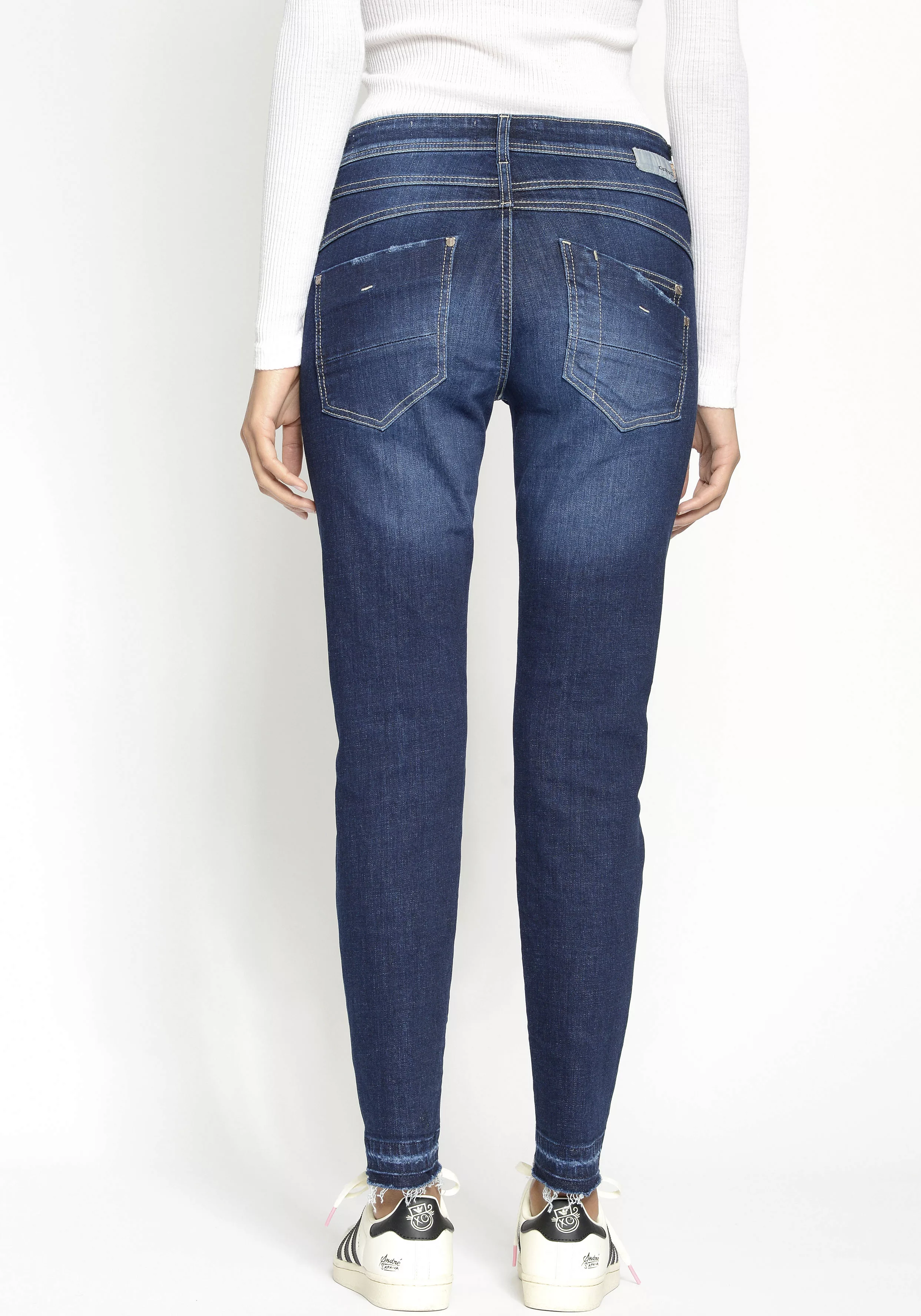 GANG Relax-fit-Jeans 94Amelie Cropped aus weicher Cord-Qualität günstig online kaufen