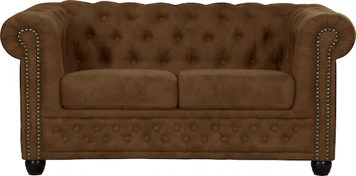 Home affaire Chesterfield-Sofa "Rysum", Chesterfield-Optik, in 2 Bezugsqual günstig online kaufen