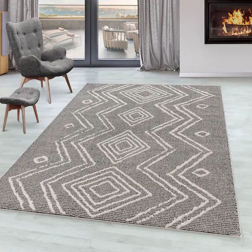 Ayyildiz Teppiche Teppich »TAZNAXT 5104«, rechteckig, 11 mm Höhe, Pflegelei günstig online kaufen