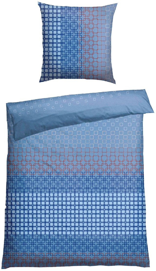 Schiesser Bettwäsche »Henka aus weicher Baumwolle mit modernem Grafikprint« günstig online kaufen