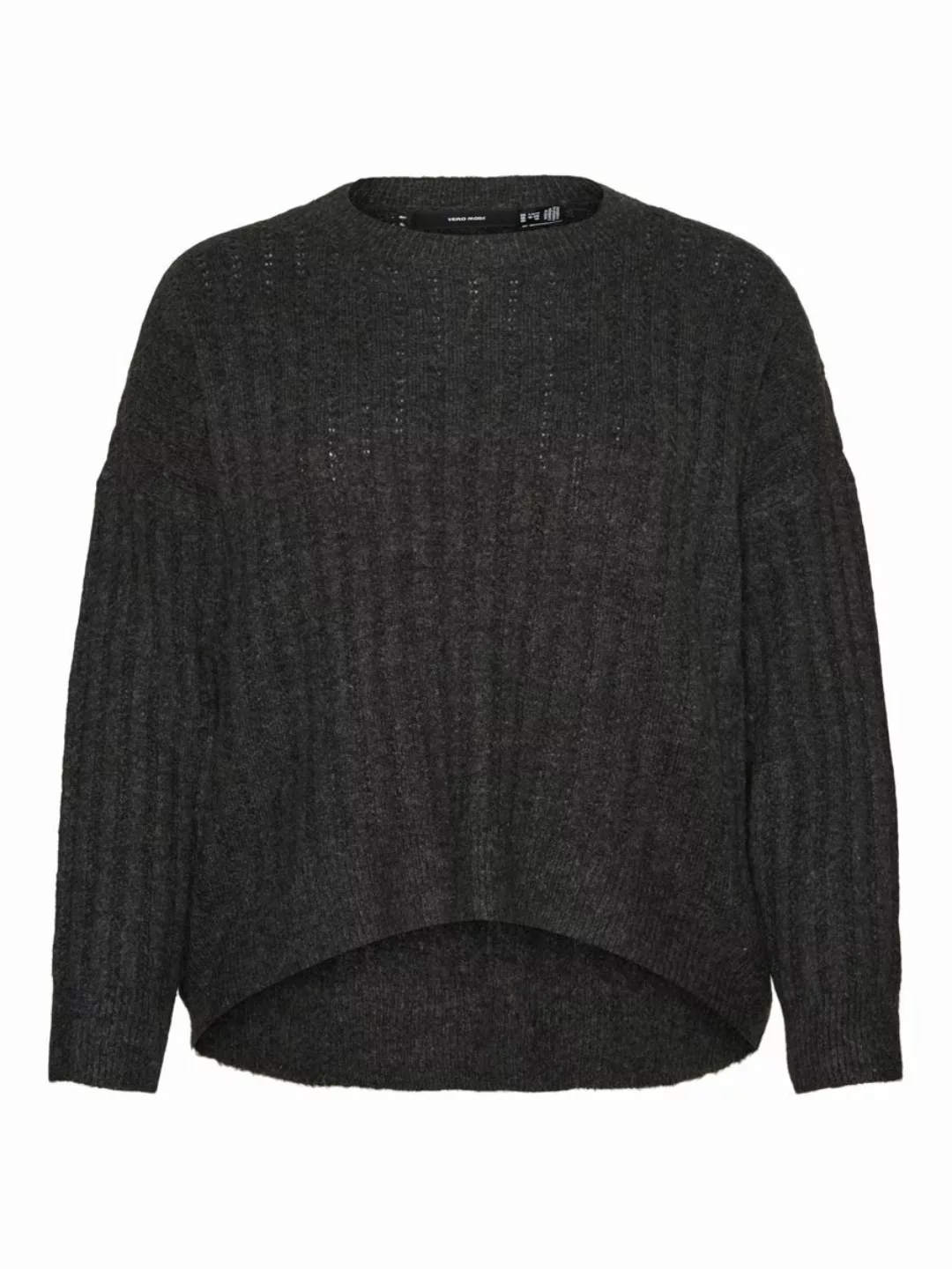 VERO MODA Strick Pullover Damen Grau günstig online kaufen