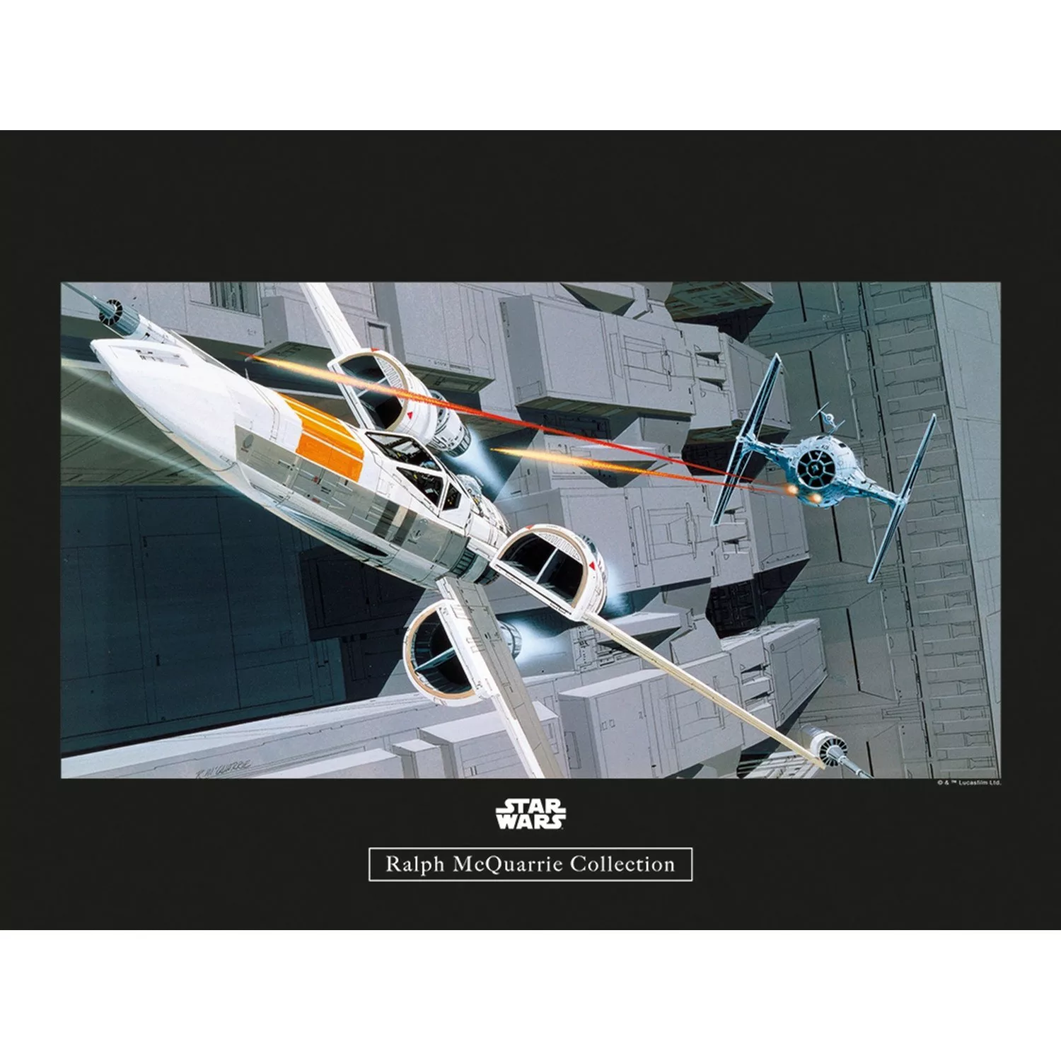 Komar Wandbild Star Wars Fighter 40 x 30 cm günstig online kaufen