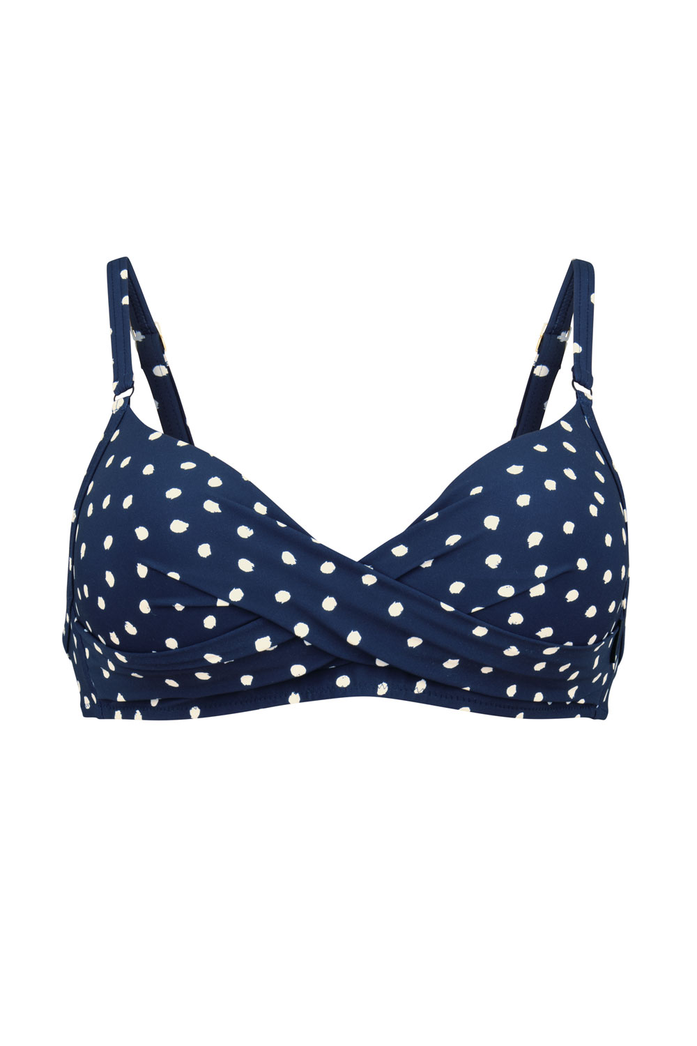 Rosa Faia Spacer-Bikini-Oberteil Maja Blue Dots 40C blau günstig online kaufen