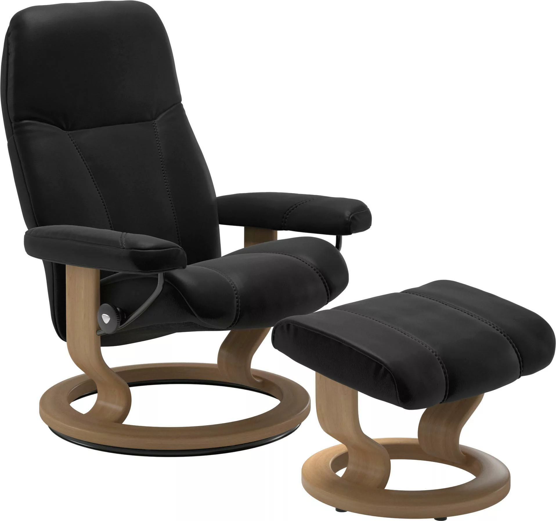 Stressless® Relaxsessel »Consul«, (Set, Relaxsessel mit Hocker), mit Hocker günstig online kaufen