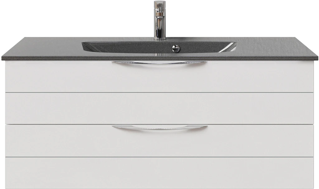 Saphir Waschtisch »Serie 6025 Mineralmarmor-Waschtisch mit Unterschrank, 11 günstig online kaufen