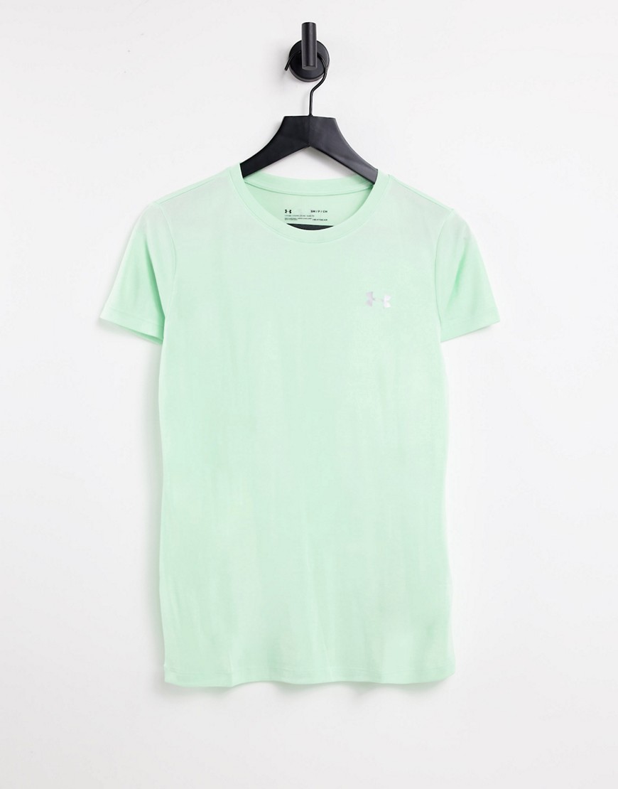 Under Armour – Tech – T-Shirt in Grün günstig online kaufen
