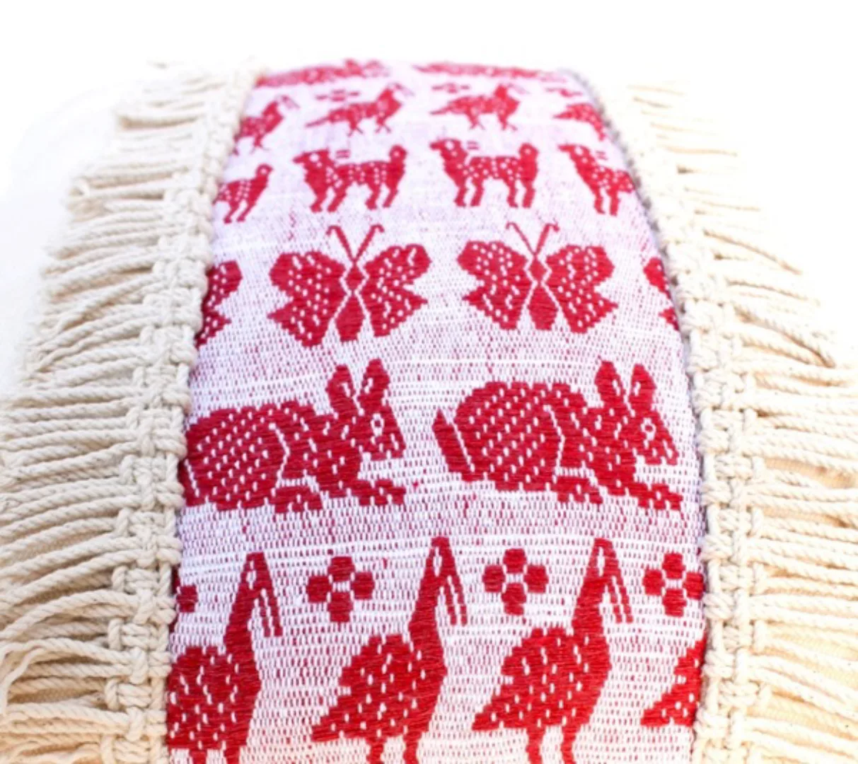 "Terremotas Collection" Handgewebte Rote Kissenbezug günstig online kaufen