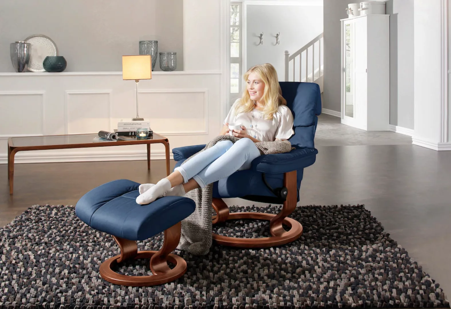 Stressless Relaxsessel "Ruby", mit Classic Base, Größe S, Gestell Eiche, We günstig online kaufen