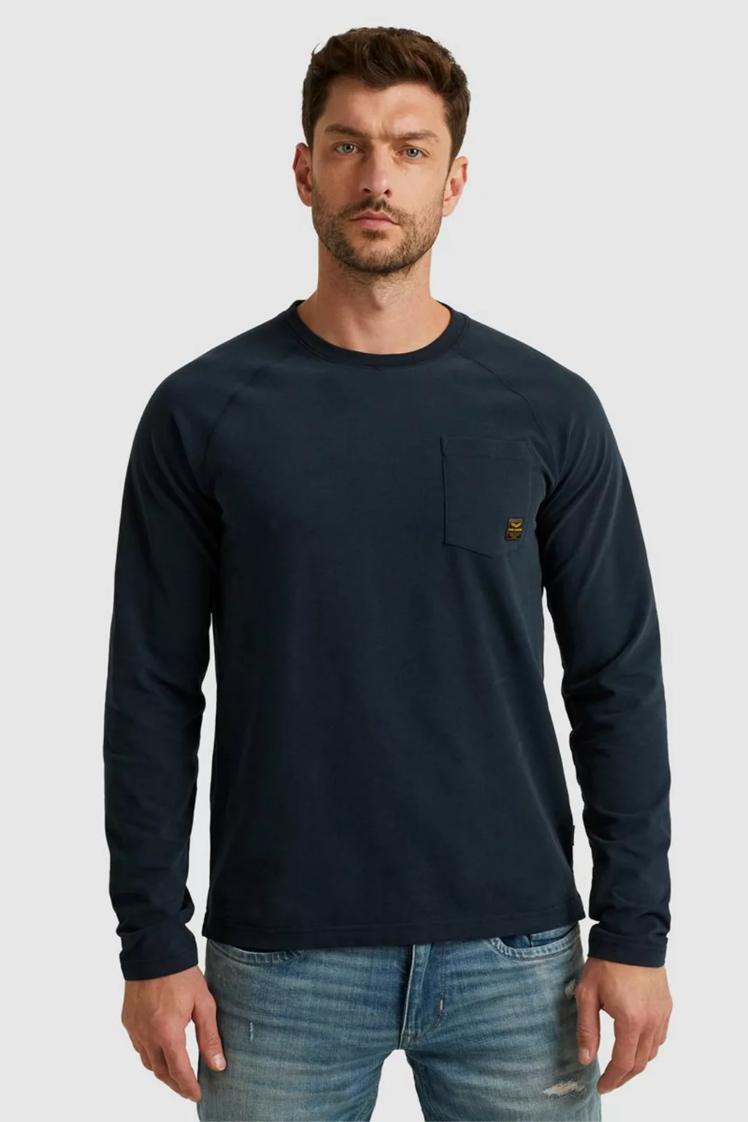 PME Legend Longsleeve T-Shirt Navy - Größe XXL günstig online kaufen