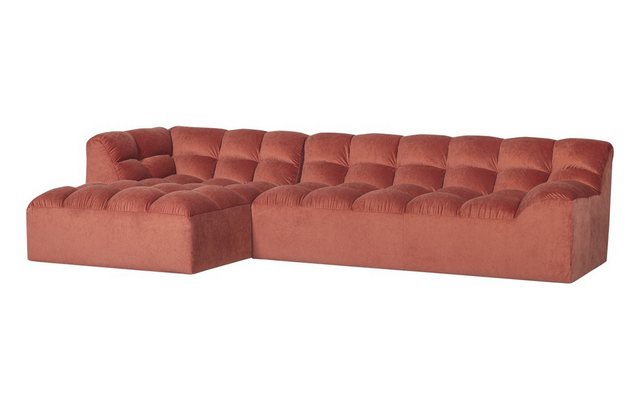 WOOOD Ecksofa Allure aus Samt Links günstig online kaufen