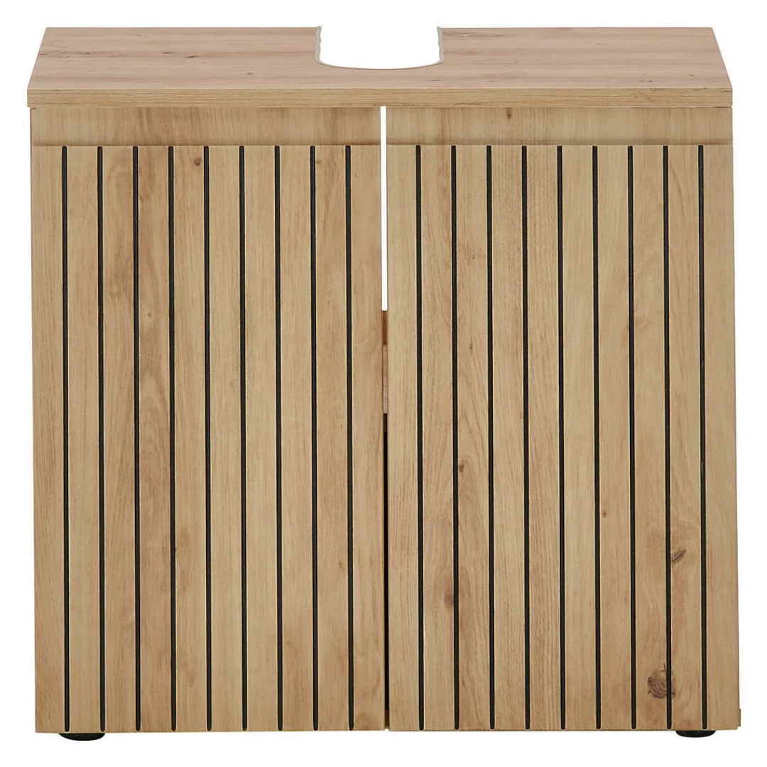 Waschbeckenunterschrank Austin Artisan Oak Nachbildung B/H/T: ca. 60x57x36 günstig online kaufen