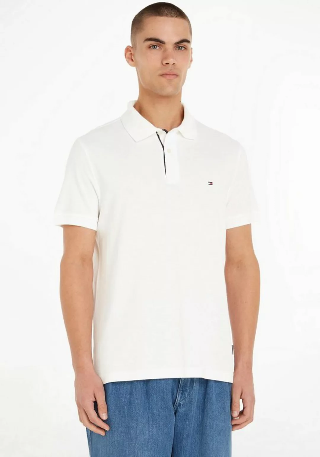 Tommy Hilfiger Poloshirt FLAG UNDER PLACKET REG POLO günstig online kaufen