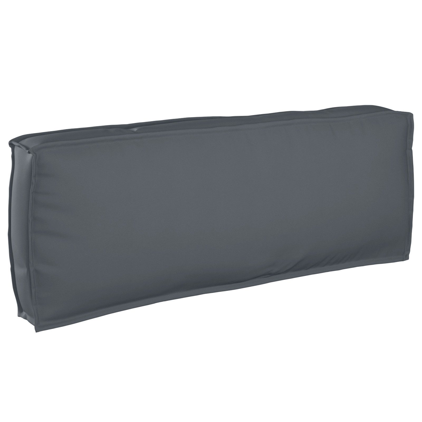 vidaXL Sitzauflage Paletten-Rückenkissen Anthrazit 120x40x12 cm günstig online kaufen