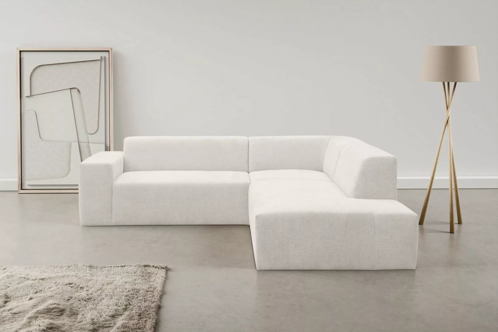 WERK2 Ecksofa Zeus-M, Curvy Trend Garnitur mit urbaner Optik günstig online kaufen